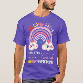 Camiseta prek Graduation class 2022 Graduate pre-k Rainbow