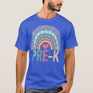 Camiseta Prek Rainbow Back To School Teacher Student Boys G