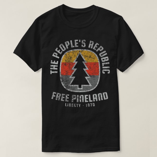 Camiseta Prem. de la placa de la insignia del camping de lo (Diseño del anverso)