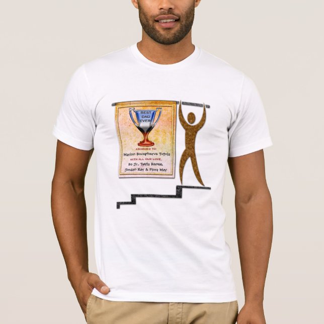 Camiseta Premio al mejor papá (Anverso)