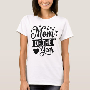 Camiseta Premio Divertido a Mamá del Año Estilo Maternidad 