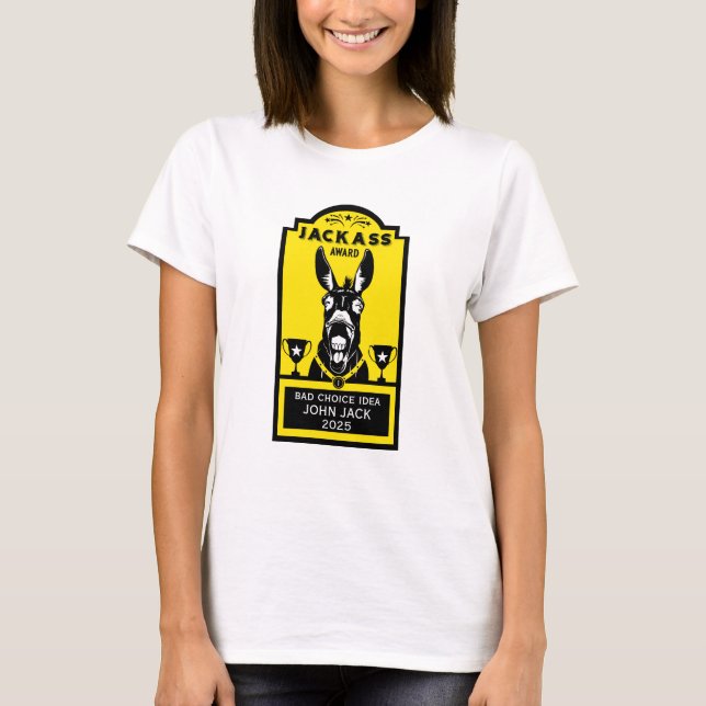 Camiseta Premio Jackass (Anverso)