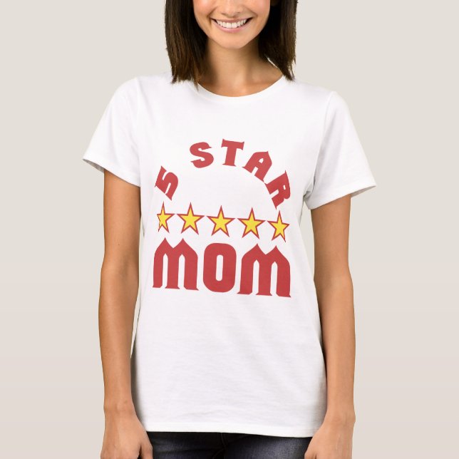 Camiseta Premio Mamá 5 Estrellas (Anverso)