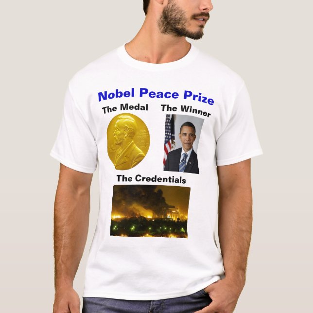 Camiseta Premio Nobel de la Paz (Anverso)
