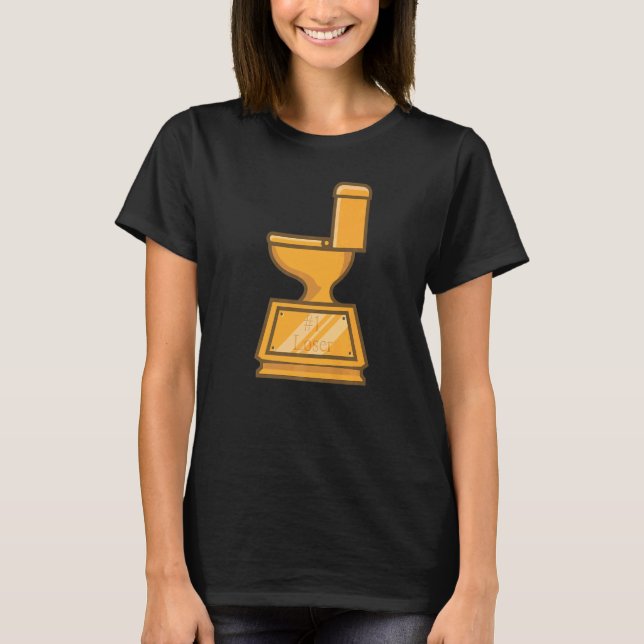 Camiseta Premio Toilet Trophy para 1 perdedor Gag 1 (Anverso)