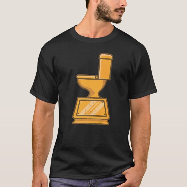 Camiseta Premio Toilet Trophy para 1 perdedor Gag 1 (Anverso)