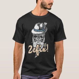 Camiseta Premio Zefix Grantler Bavarian Bua Dialect Men