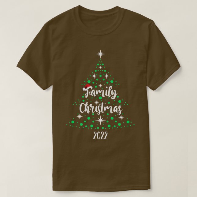 Camiseta Premium 2022 de la familia navidades (Diseño del anverso)
