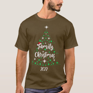 Camiseta Premium 2022 de la familia navidades