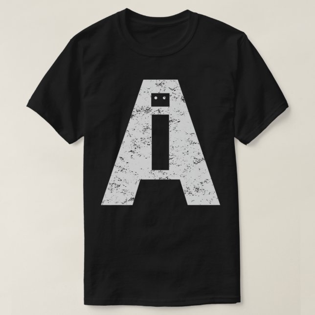 Camiseta Premium de inteligencia artificial de IA (Diseño del anverso)