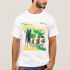 Camiseta Premium de pintura de la naturaleza