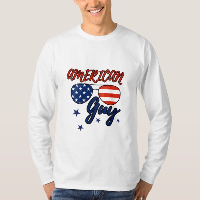 Camiseta Premium "Guy-American" (Anverso)