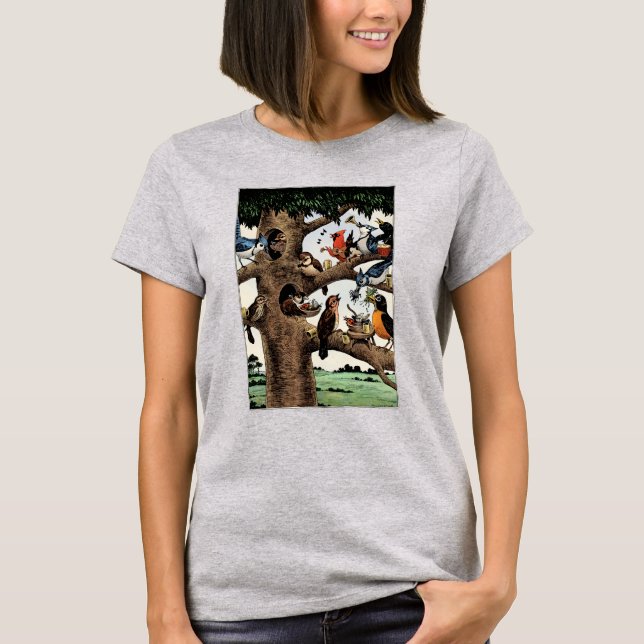 Camiseta premium para Fiesta de aves Maakies (Anverso)