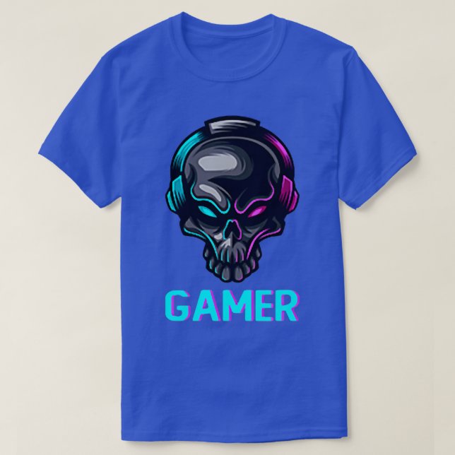 Camiseta Premium para juego de Auriculares con mic (Diseño del anverso)