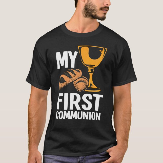 Camiseta Prenda cristiana 1ª Santa Comunión Mi Primera Comp (Anverso)