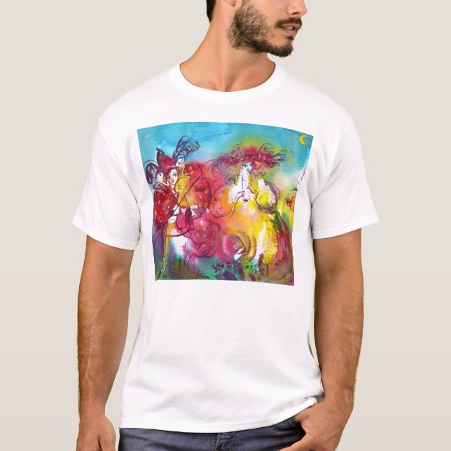 Camiseta prendas oscuras CARNIVAL NOCHE (Anverso)