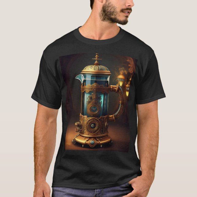 Camiseta Prensa francesa al estilo Steampunk (Anverso)