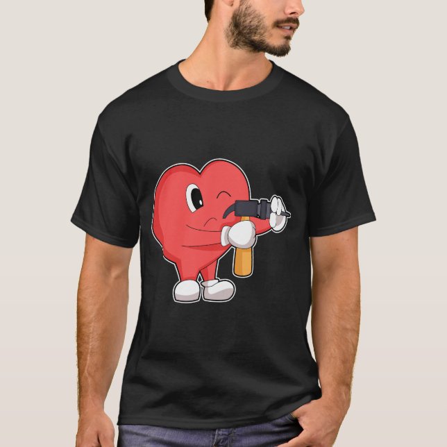 Camiseta prensa Heart Handyman Drill (Anverso)