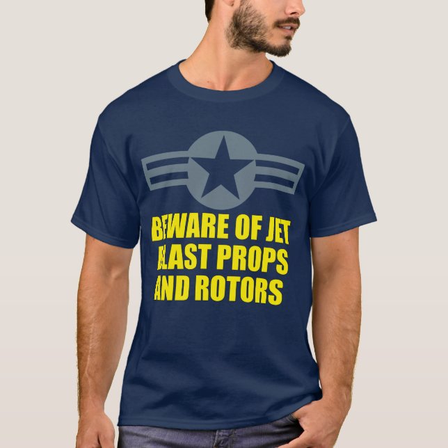CAMISETA PREOCUPACIÓN DE LOS PROPIOS Y ROTORES DE JET BLAST (Anverso)