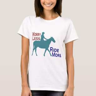 Camiseta Preocupación menos paseo más equitación