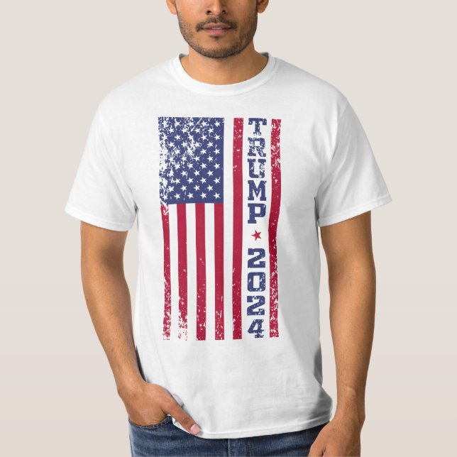 Camiseta Preocupación por Donald Trump 2024 (Anverso)