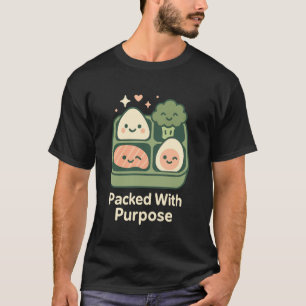 Camiseta Preparación de comidas en caja Bento Planificador
