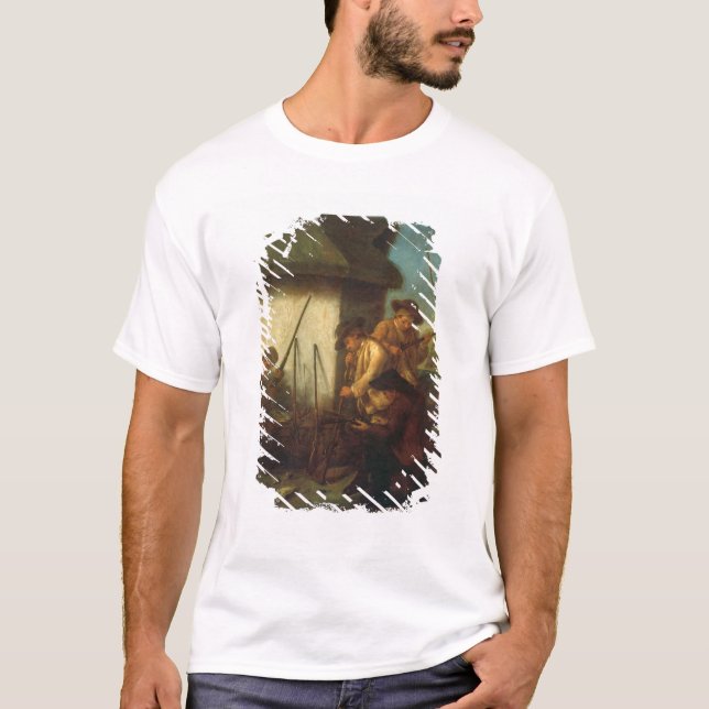 Camiseta Preparación de las armas (aceite sobre lienzo) (Anverso)