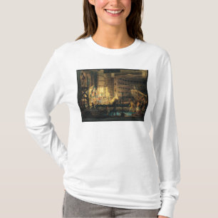 Camiseta Preparación de paisaje en un teatro