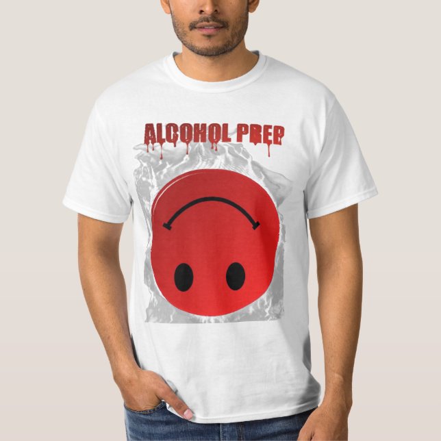 Camiseta Preparación del alcohol (Anverso)