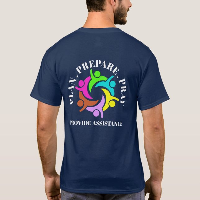 Camiseta Preparación para desastres (Reverso)