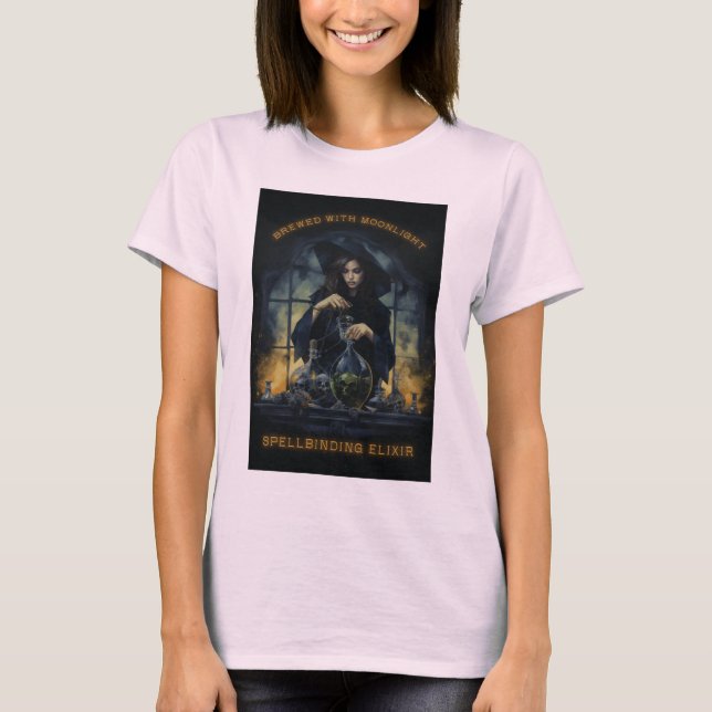 Camiseta Preparado con la Bruja de la Luna (Anverso)