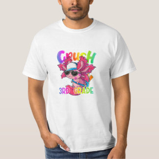 Camiseta Preparado para aplastar a Axolotl de tercer grado