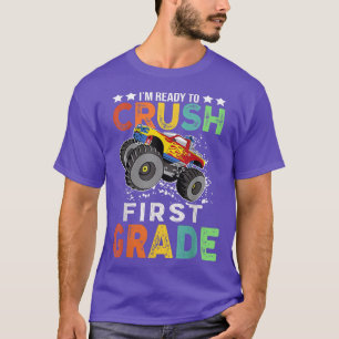 Camiseta Preparado para aplastar a un monstruo de primer gr