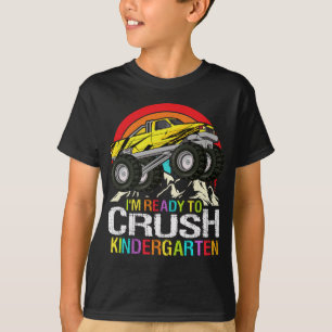 Camiseta Preparado para aplastar el camión de monstruos de