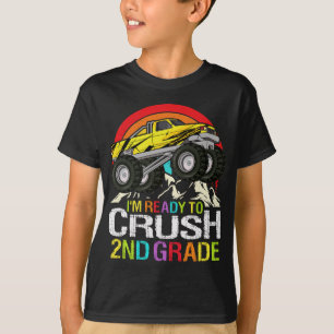 Camiseta Preparado para aplastar el camión de monstruos de