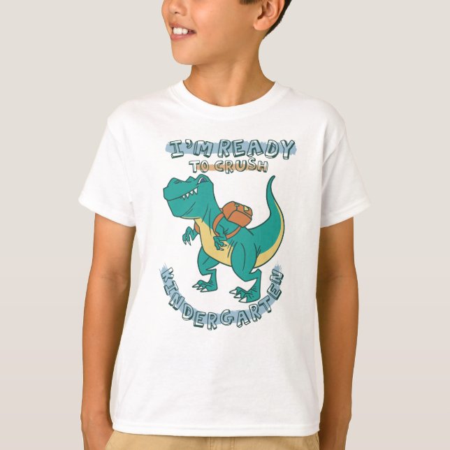 Camiseta Preparado para aplastar el jardín de infantes (Anverso)