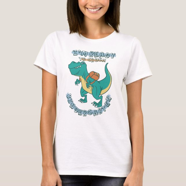 Camiseta Preparado para aplastar el jardín de infantes (Anverso)
