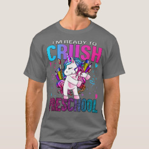 Camiseta Preparado para aplastar el preescolar de vuelta a 