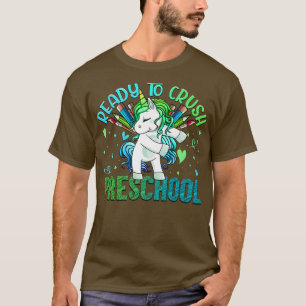 Camiseta Preparado para aplastar el preescolar de vuelta a
