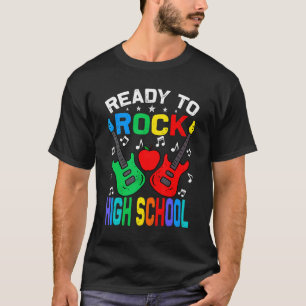 Camiseta Preparado Para Colocar La Escuela Secundaria De Nu