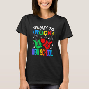 Camiseta Preparado Para Colocar La Escuela Secundaria De Vu