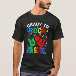 Camiseta Preparado Para Colocar La Escuela Secundaria De Vu