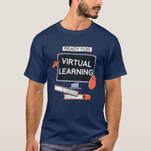 Camiseta Preparado para el aprendizaje virtual