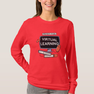 Camiseta Preparado para el aprendizaje virtual