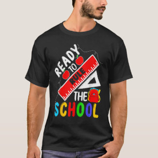 Camiseta Preparado Para El Primer Día De La Escuela De Vuel