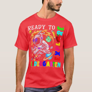 Camiseta Preparado Para Eplore Kindergarten Astronauta Skat