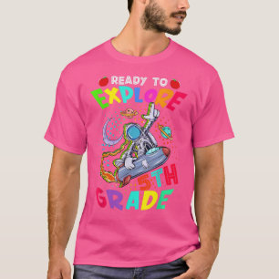 Camiseta Preparado para explorar a un astronauta divertida 