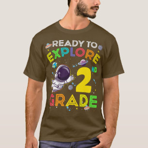 Camiseta Preparado para explorar niños astronautas de 2º gr