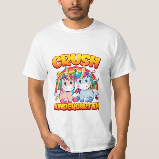 Camiseta Preparado para jardines de infancia gemelos de Uni (Anverso)