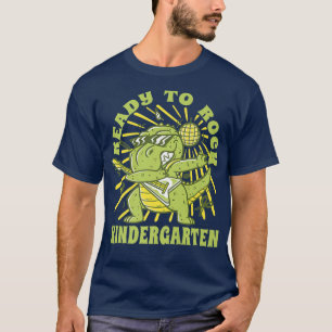 Camiseta Preparado Para Rock Kindergarten 2022 Cute Guitar